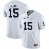 Penn State Drew Allar Jersey #15 College Football Game White With Name