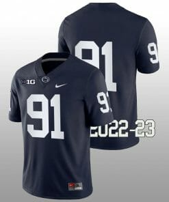Penn State Dvon Ellies Jersey #91 College Football Game Navy No Name