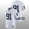 Penn State Dvon Ellies Jersey #91 College Football Game White No Name