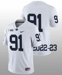 Penn State Dvon Ellies Jersey #91 College Football Game White No Name