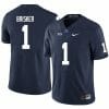 Penn State Jaquan Brisker Jersey #1 College Football Game Navy With Name