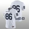 Penn State Jason Estrella Jersey #86 College Football Game White No Name
