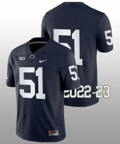 Penn State Jimmy Christ Jersey #51 College Football Game Navy No Name
