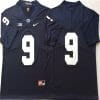 Penn State Joey Porter Jr Jersey #9 College Football Game Navy No Name