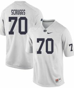 Penn State Juice Scruggs Jersey #70 College Football Game White With Name