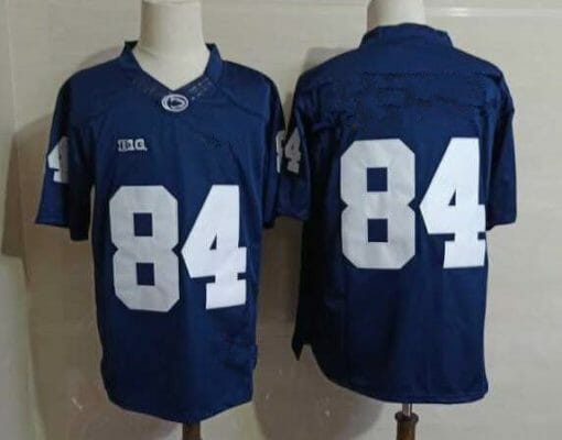 Penn State Juwan Johnson Jersey #84 College Football Game Navy No Name 10 Penn State Juwan Johnson Jersey #84 College Football Game Navy No Name