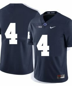 Penn State Kalen King Jersey #4 College Football Game Navy No Name