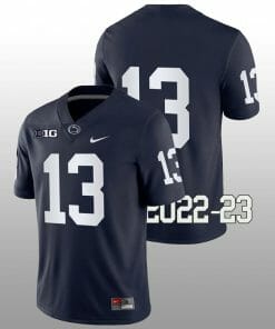 Penn State Kaytron Allen Jersey #13 College Football Game Navy No Name