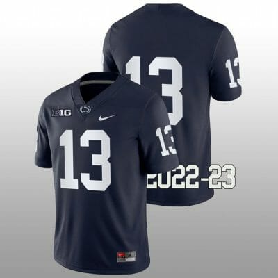 Penn State Kaytron Allen Jersey #13 College Football Game Navy No Name