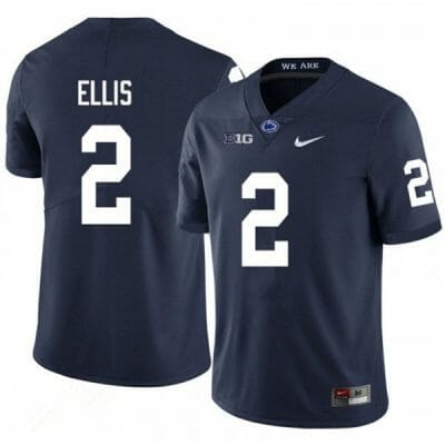 Penn State Keaton Ellis Jersey #2 College Football Game Navy With Name 10 Penn State Keaton Ellis Jersey #2 College Football Game Navy With Name