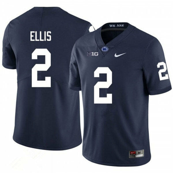 Penn State Keaton Ellis Jersey #2 College Football Game Navy With Name 1 Penn State Keaton Ellis Jersey #2 College Football Game Navy With Name