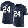 Penn State Keyvone Lee Jersey #24 College Football Game Navy With Name