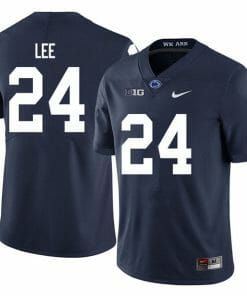 Penn State Keyvone Lee Jersey #24 College Football Game Navy With Name