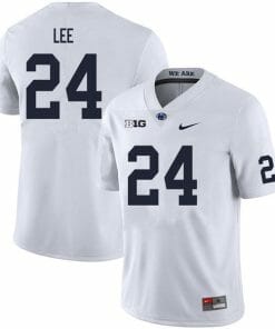 Penn State Keyvone Lee Jersey #24 College Football Game White With Name