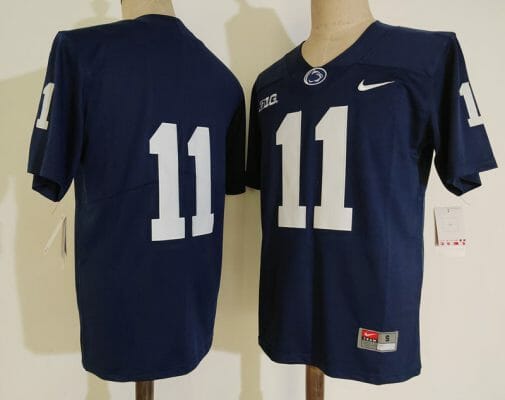 Penn State Micah Parsons Jersey #11 College Football Game Navy No Name