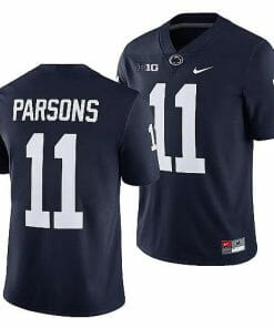 Penn State Micah Parsons Jersey #11 College Football Game Navy With Name