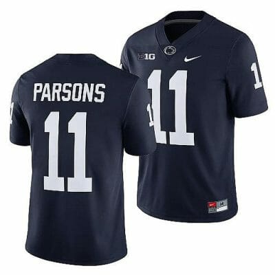 Penn State Micah Parsons Jersey #11 College Football Game Navy With Name 10 Penn State Micah Parsons Jersey #11 College Football Game Navy With Name