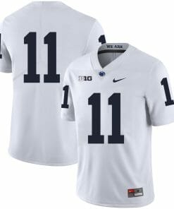 Penn State Micah Parsons Jersey #11 College Football Game White No Name
