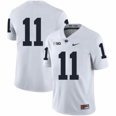 Penn State Micah Parsons Jersey #11 College Football Game White No Name 10 Penn State Micah Parsons Jersey #11 College Football Game White No Name