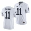 Penn State Micah Parsons Jersey #11 College Football Game White With Name