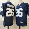 Penn State Saquon Barkley Jersey #26 College Football Game Navy With Name 7 Penn State Saquon Barkley Jersey #26 College Football Game Navy With Name