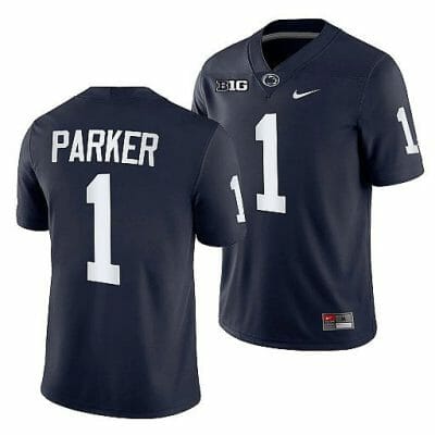 Penn State Tomarrion Parker Jersey #1 College Football Game Navy With Name