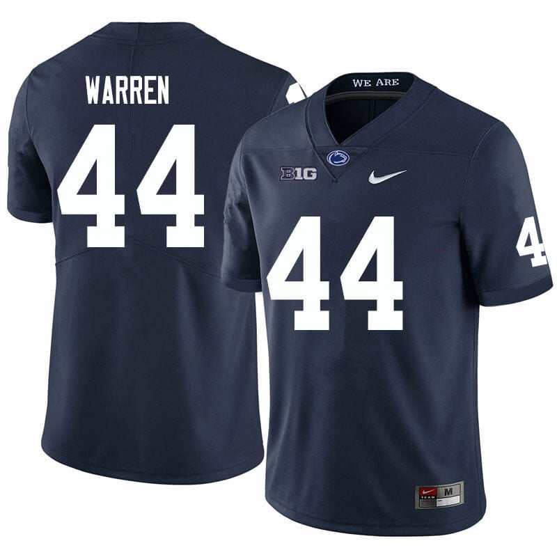 Penn State Tyler Warren Jersey #44 College Football Game Navy With Name 1 Penn State Tyler Warren Jersey #44 College Football Game Navy With Name