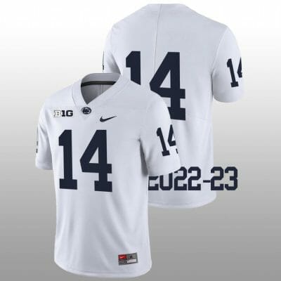 Penn State Tyrece Mills Jersey #14 College Football Game White No Name