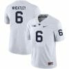 Penn State Zakee Wheatley Jersey #6 College Football Game White With Name