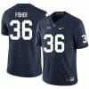 Penn State Zuriah Fisher Jersey #36 College Football Game Navy With Name