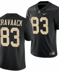 Purdue Boilermakers Jack Cravaack Jersey #83 College Football Black