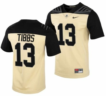Purdue Boilermakers Jaron Tibbs Jersey #13 College Football Gold Vapor Untouchable 10 Purdue Boilermakers Jaron Tibbs Jersey #13 College Football Gold Vapor Untouchable