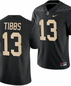 Purdue Boilermakers Jaron Tibbs Jersey #3 College Football Black