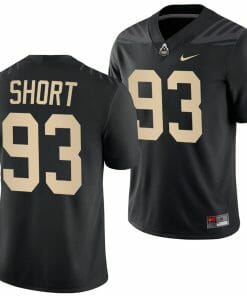Purdue Boilermakers Kawann Short Jersey #93 College Football Black