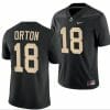 Purdue Boilermakers Kyle Orton Jersey #18 College Football Black