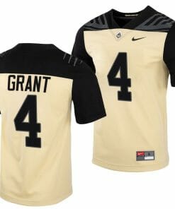 Purdue Boilermakers Marvin Grant Jersey #4 College Football Gold Vapor Untouchable
