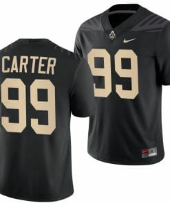Purdue Boilermakers Micah Carter Jersey #99 College Football Black