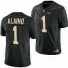 Purdue Boilermakers Michael Alaimo Jersey #1 College Football Black