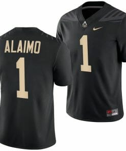 Purdue Boilermakers Michael Alaimo Jersey #1 College Football Black