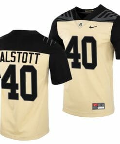 Purdue Boilermakers Mike Alstott Jersey #40 College Football Gold Vapor Untouchable