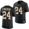 Purdue Boilermakers Mitchell Fineran Jersey #24 College Football Black 7 Purdue Boilermakers Mitchell Fineran Jersey #24 College Football Black