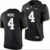 Purdue Boilermakers Rondale Moore Jersey #4 College Football Game Black