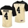 Purdue Boilermakers Rondale Moore Jersey #4 College Football Gold Vapor Untouchable