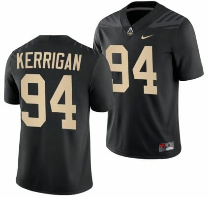 Purdue Boilermakers Ryan Kerrigan Jersey #94 College Football Black