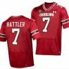 South Carolina Gamecocks Spencer Rattler Jersey #7 College Football Stitched Garnet 2023