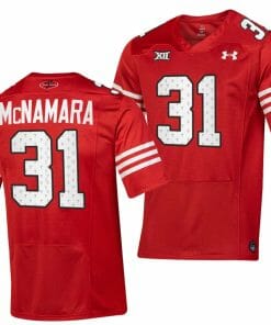 Texas Tech Red Raiders Austin McNamara Jersey #31 College Football Throwback Stitched Red