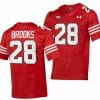 Texas Tech Red Raiders Tahj Brooks Jersey #28 College Football Throwback Stitched Red 6 Texas Tech Red Raiders Tahj Brooks Jersey #28 College Football Throwback Stitched Red
