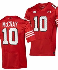 Texas Tech Red Raiders Drae McCray Jersey #10 College Football Throwback Stitched Red