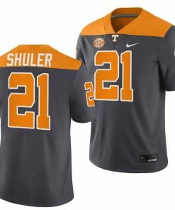 Tennessee Volunteers #21 Navy Shuler Jersey 2023 Artful Dodger Smokey Grey Alternate Football