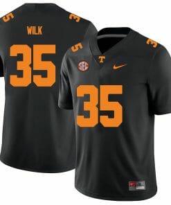 Tennessee Volunteers #35 Patrick Wilk Jersey College Football New Black